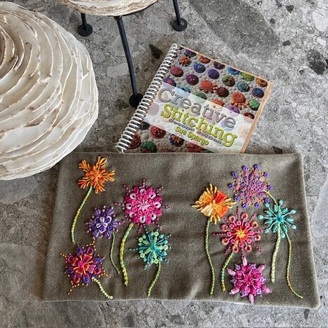 Workshop | Creative Cover, Borduren &aacute; la Sue Spargo - Fanny Eikelenboom