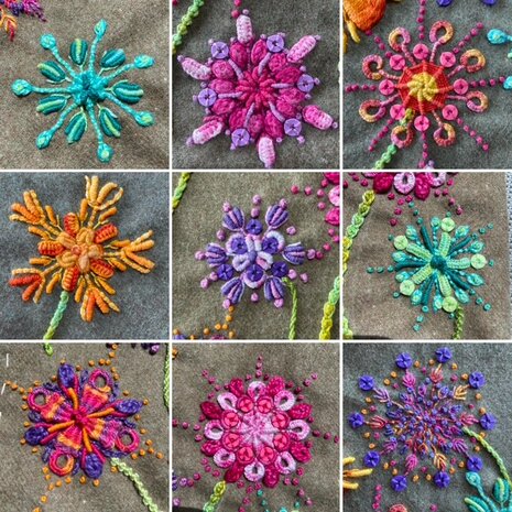 Workshop | Creative Cover, Borduren &aacute; la Sue Spargo - Fanny Eikelenboom