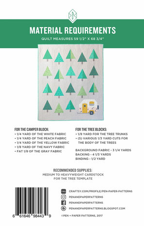 Pen + Paper Patterns | Up North Quilt [PAP105]