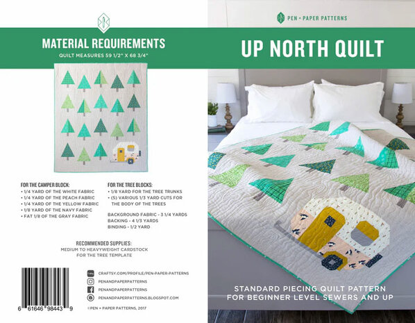 Pen + Paper Patterns | Up North Quilt [PAP105]