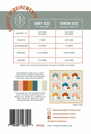 Pen + Paper Patterns | Forest Fungi [PPP35]