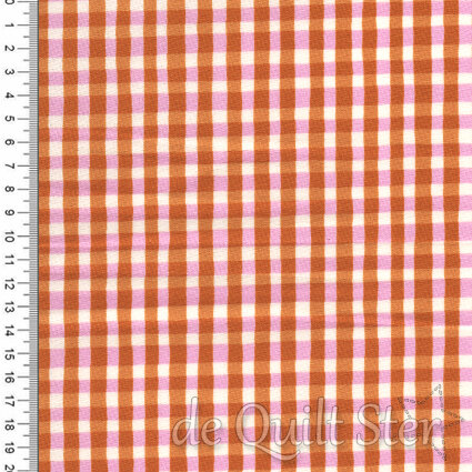 Ruby Star Society | Egg and Friends - Tablecloth Print Honey & Pink [3096-14]
