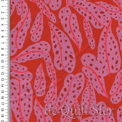 Ruby Star Society | Calathea - Overlapping Leaves Pecan [5187-11]