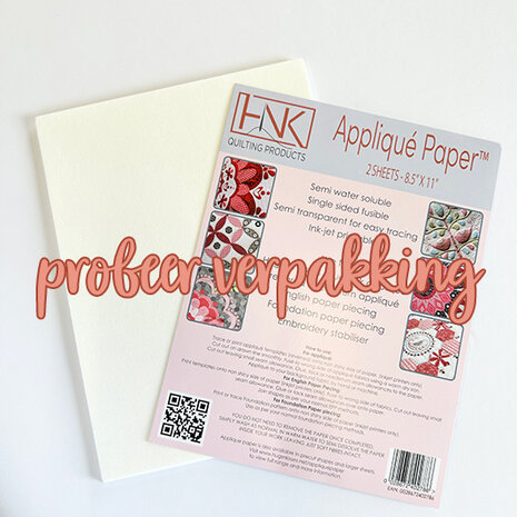 Hugs 'n Kisses | HNK Appliq&eacute; Paper - Probeerverpakking &agrave; 2 vellen