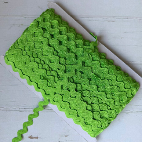 ZigZag band | 13mm - Limegroen