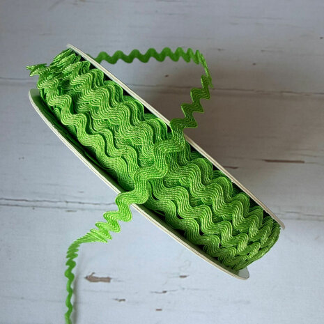 ZigZag band | 7mm - Limegroen