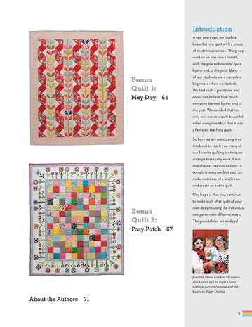 Jeanette White & Erin Hamilton | Quilting Row by Row