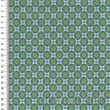 Andover | Sweet Things - Quatrefoil Teal [1643T]