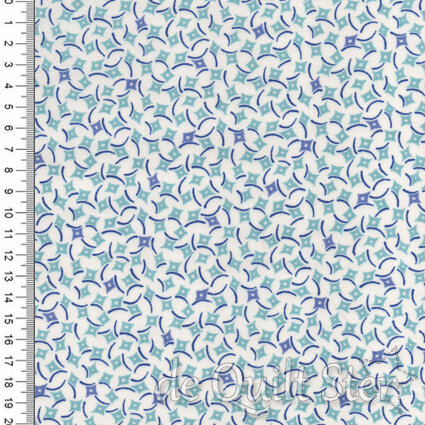 Andover | Sweet Things - Dancing Diamonds Blue [1638B]