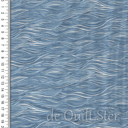 Makower | Driftwood - Ripples Blue [177B]