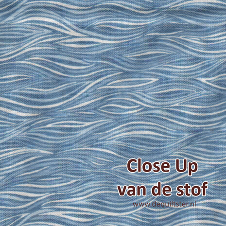 Makower | Driftwood - Ripples Blue [177B]