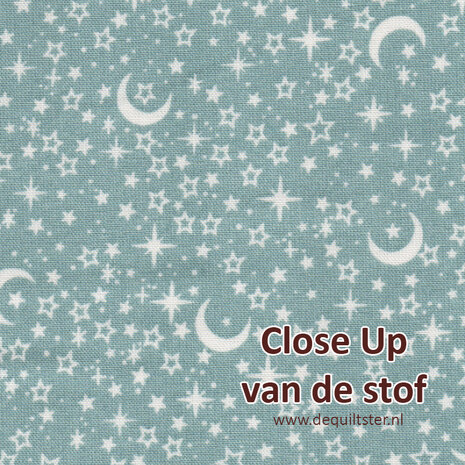 Makower | Little Ones - Stars Teal [195T]