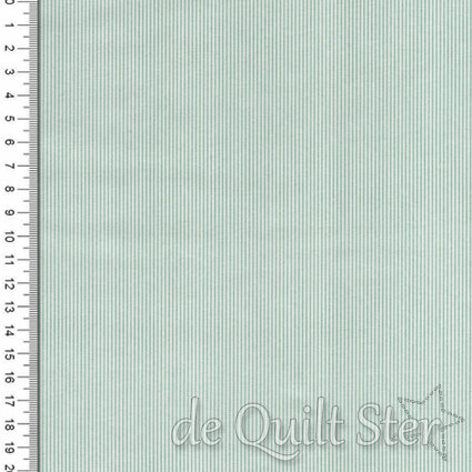 Makower | Little Ones - Pin Stripe Teal [2088G3]