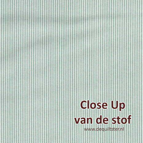 Makower | Little Ones - Pin Stripe Teal [2088G3]