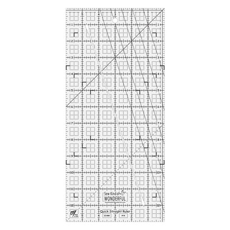 Sew Kind of Wonderful | Quick Straigt Ruler INCH 6 x 13 [SKW91]