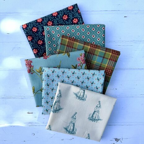 Laundry Basket Quilts | Farmer's Daughter - Bundel 6x FatEights