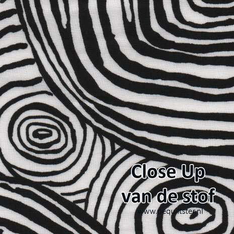 Kaffe Fassett | Onion Rings in Black [PWBM070.BLACK]