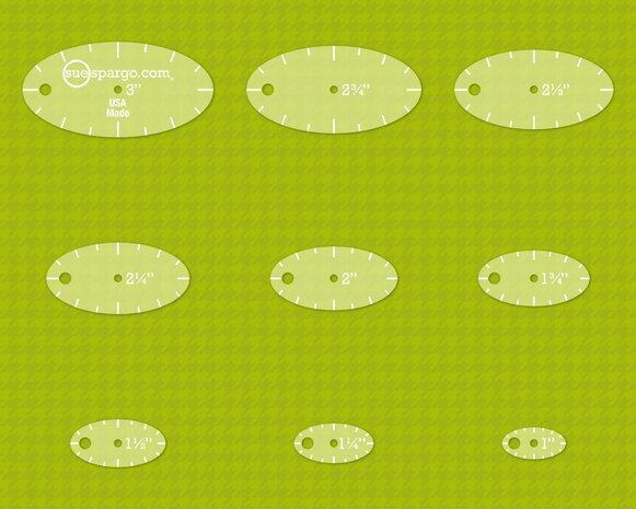 Sue Spargo | Creative Stitching Tools - Ovals Easy [NOT-CST-05]