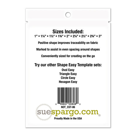 Sue Spargo | Creative Stitching Tools - Squares Easy [NOT-CST-06]
