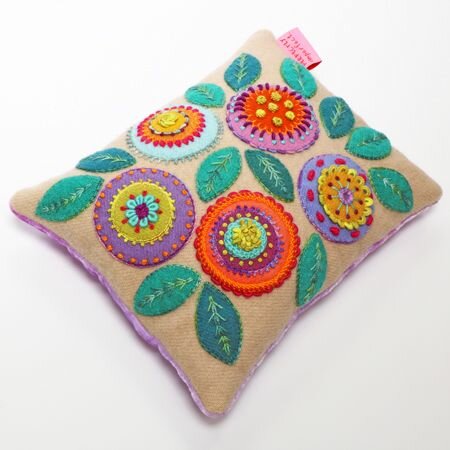 Sue Spargo | Pansy Pincushion