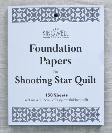 Jen Kingwell - Foundation Piecing Papers 'Shooting Star' [JKD-8922]