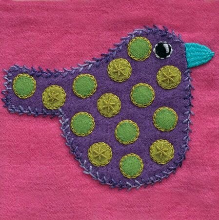 Sue Spargo Kit | Polka Dot Bird - colorway 1
