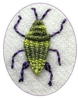 Beth Upstill | Garden of Embroidered Bugs *RESERVEER*