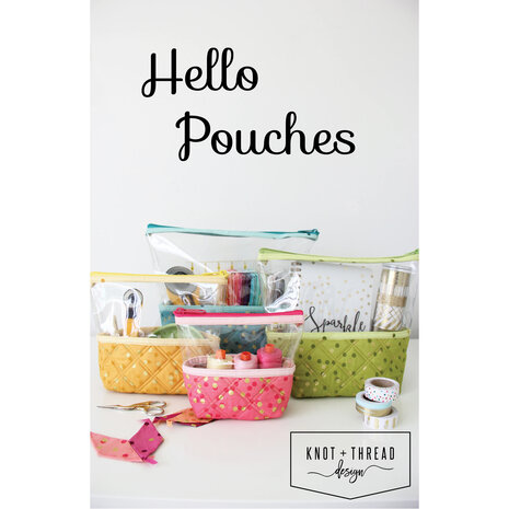 Knot + Thread Designs | Patroon - Hello Pouches [KAT102]