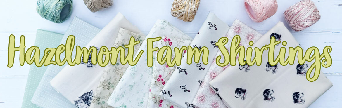 Collectie HAZELMONT FARM SHIRTINGS door MAX AND LOUISE voor ANDOVER FABRICS ★ KLIK om te bekijken ★