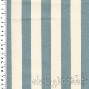 Big Stripe | 7/8inch teal/creme [88610]