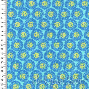 Kiamesha | Zonnetjes blauw/geel [11858-12]