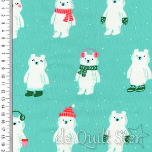 Flurry | IJsbeertjes teal/wit [5028-11]