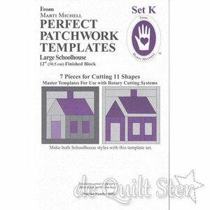 Marti Michell Templates Set K 'Large Schoolhouse' [8953]