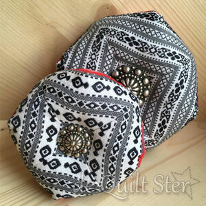 Quilt Ster Pakket Speldenkussen 'Zeeuwse Knop' - GROOT