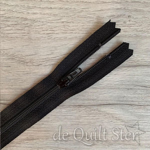 Rits YKK 25cm - Zwart [580]