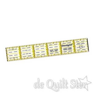 Omnigrid Liniaal INCH 1in x 6in