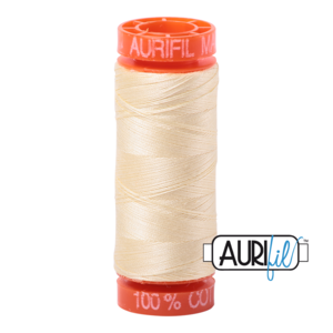 Aurifil Mako50 #2110 Light Lemon - 200mtr