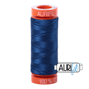 Aurifil Mako50 #2780 Dark Delft Blue - 200mtr