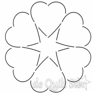 Quilt Sjabloon Blok 8inch [821]