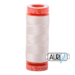 Aurifil Mako50 #2000 Light Sand - 200mtr