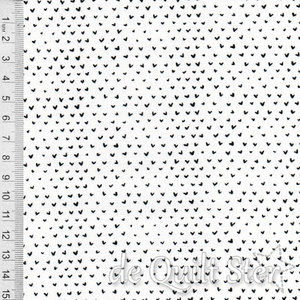 Hearts | Hartjes Raven wit/zwart [WG301]