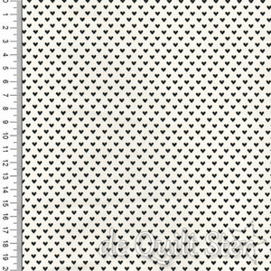 Flirt | Hartjes Wit-Zwart [55574-11]