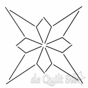 Quilt Sjabloon Blok 6inch [396]