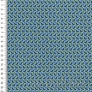 Vintage Flora | Flowers Teal/Blue [10338]