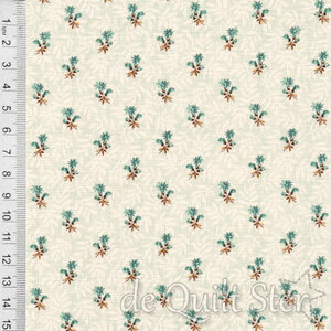 Sienna | Floral Stripe Teal [693T]