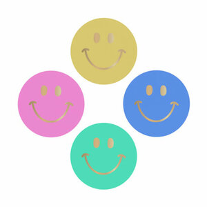Kadostickers | Smiley - 8stuks