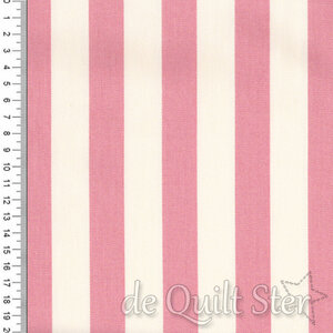 Big Stripe | 7/8inch pink/creme [88610]
