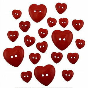 Buttons Galore | Tiny Valentine Buttons 