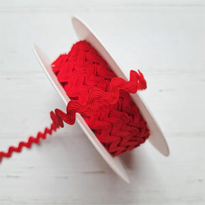 ZigZag band| 14mm Rood