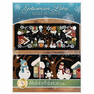 Shabby Fabrics | Patroon 'Snowman Lane' 
